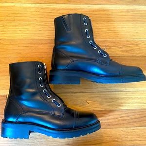 All saints leather moto boots